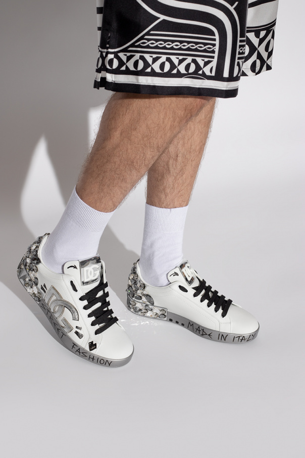 Dolce gabbana discount panda sneakers